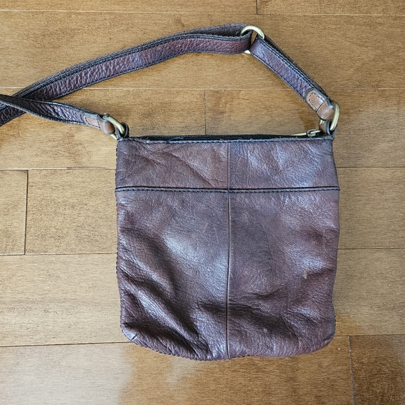 Fossil leather crossbody bag - Picture 5 of 8
